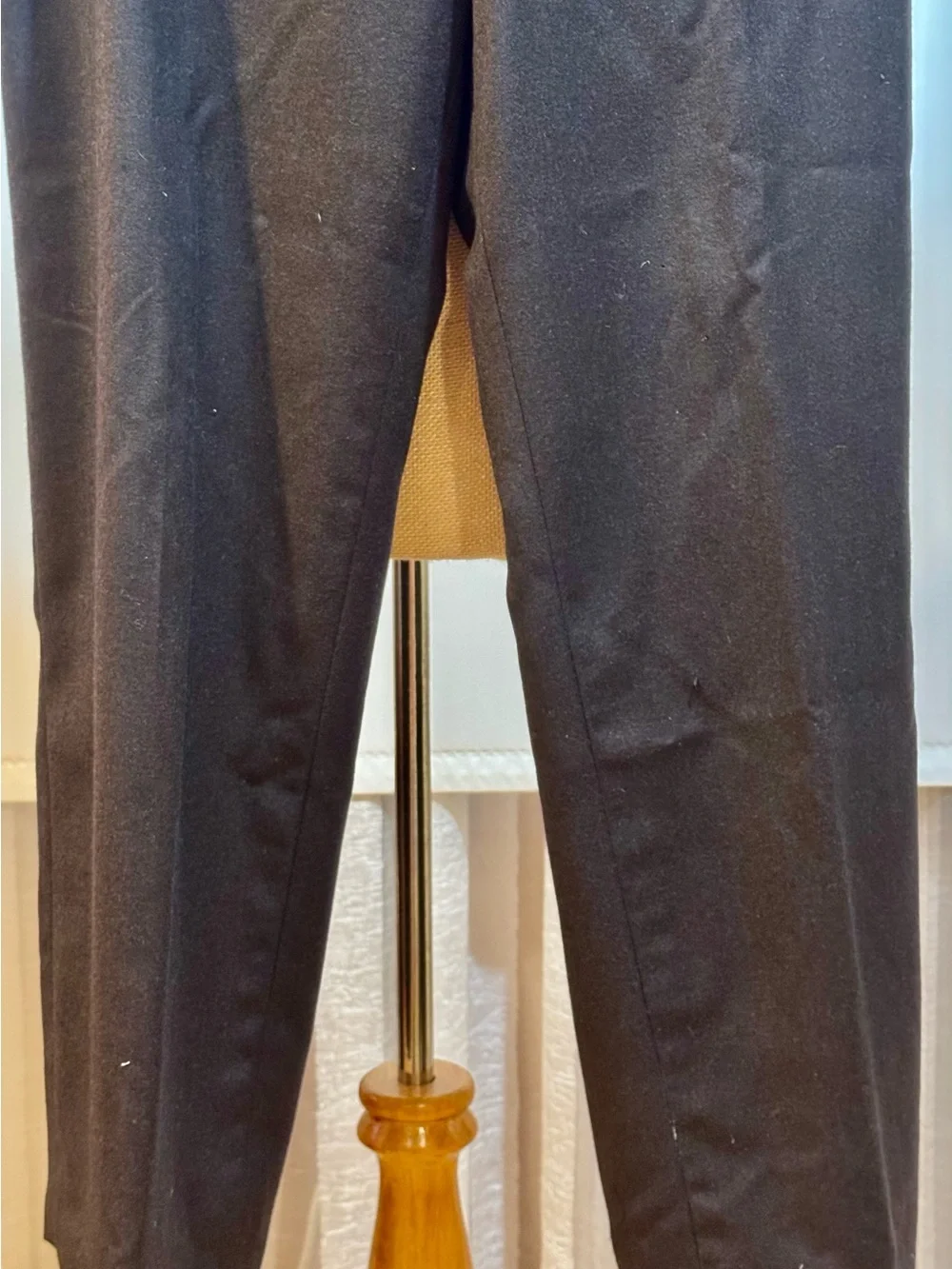 CHANEL Black Womens Dress Trousers, fully lined, elegant style, size 46